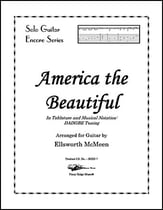 America the Beautiful (Drop D Tuning) Guitar and Fretted sheet music cover